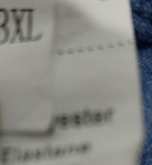 3XL Blue Casual Shorts W/ Stretch - Picture 4 of 4